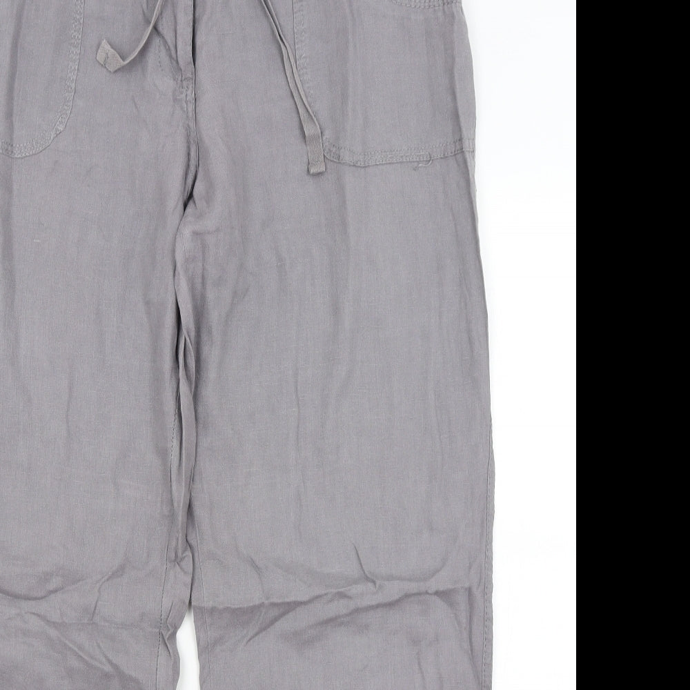 Denim Co Womens Grey   Trousers  Size 16 L30 in