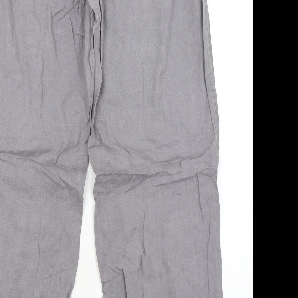Denim Co Womens Grey   Trousers  Size 16 L30 in
