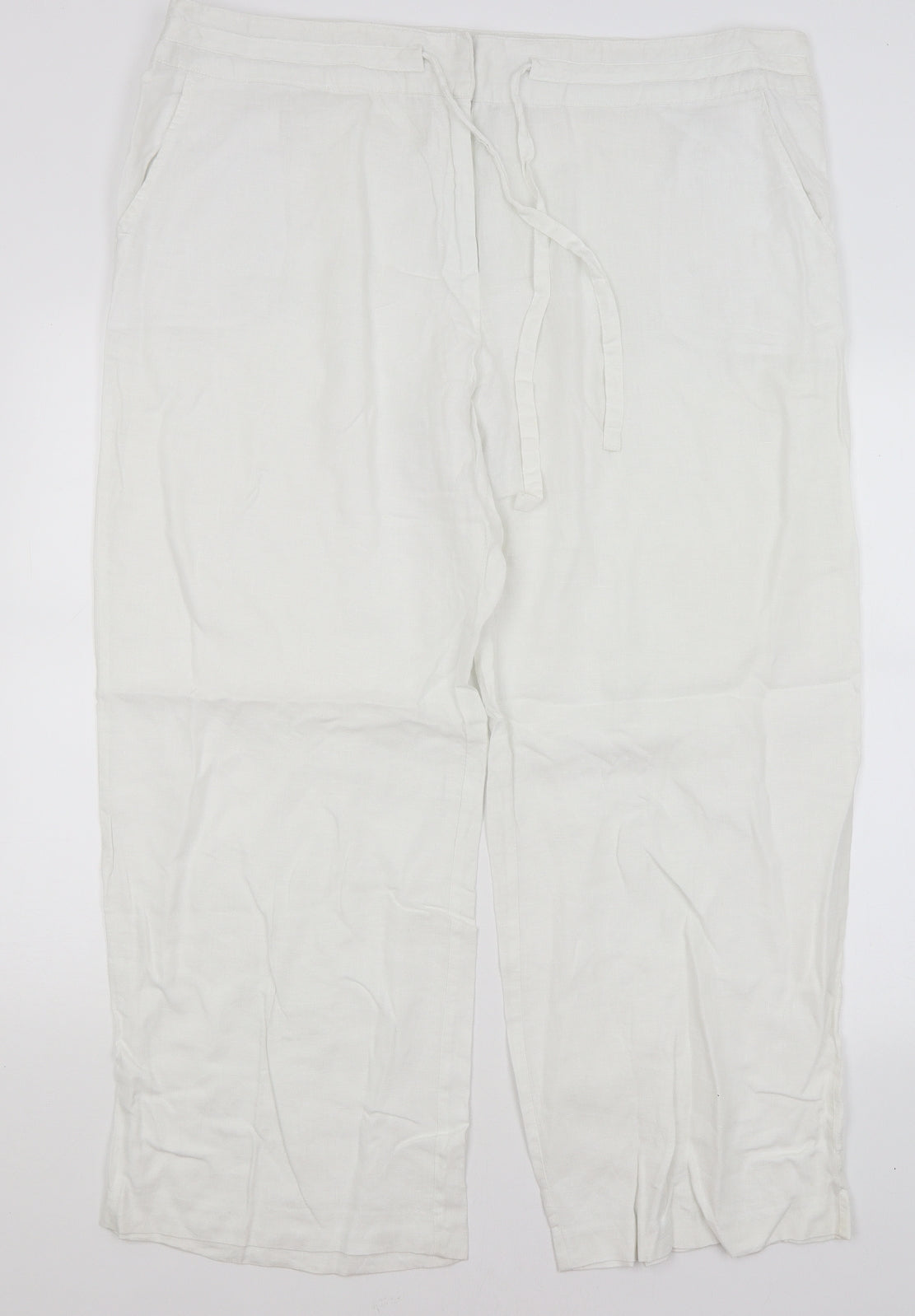 TU Womens White   Trousers  Size 20 L27.5 in