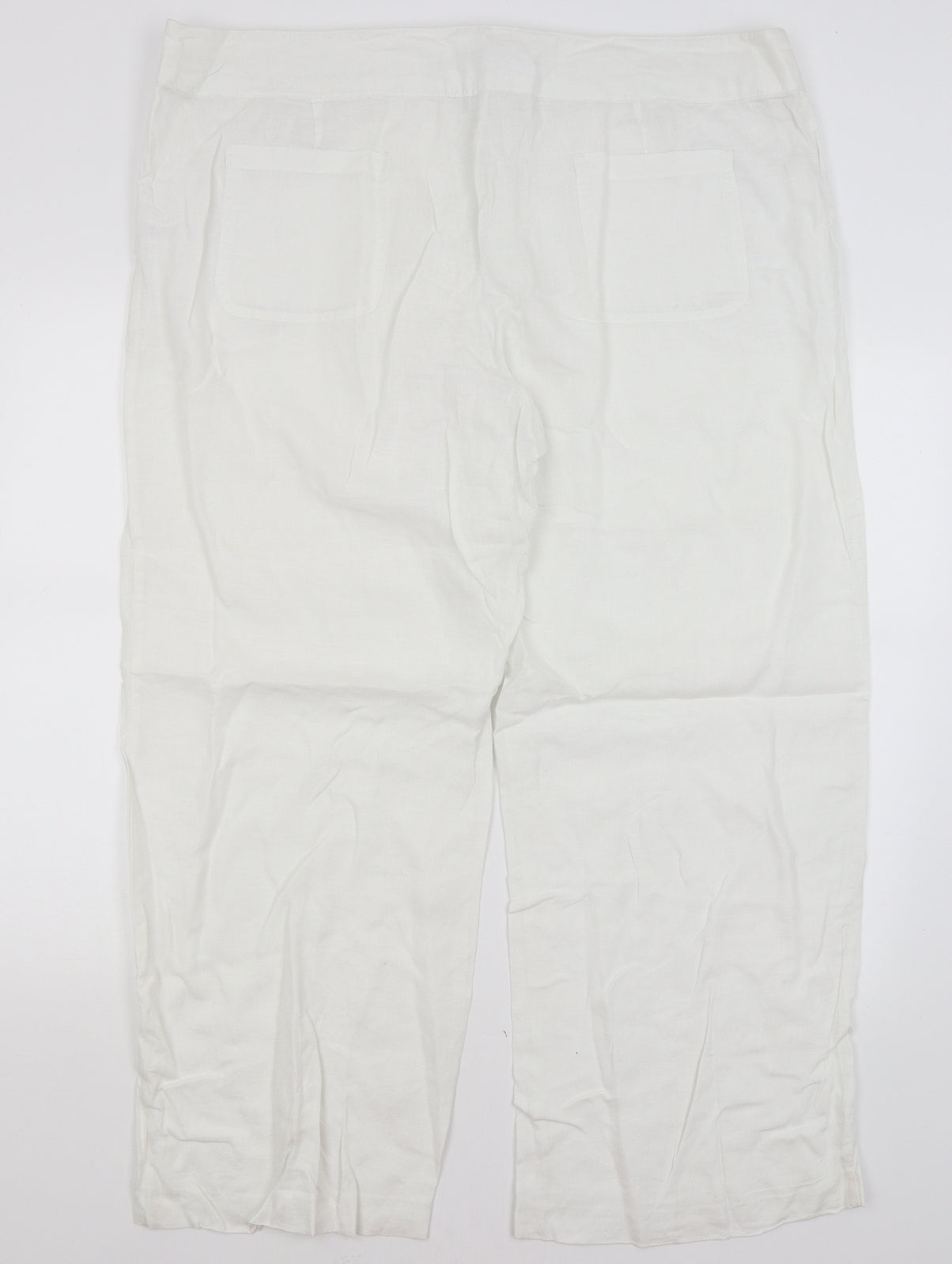 TU Womens White   Trousers  Size 20 L27.5 in
