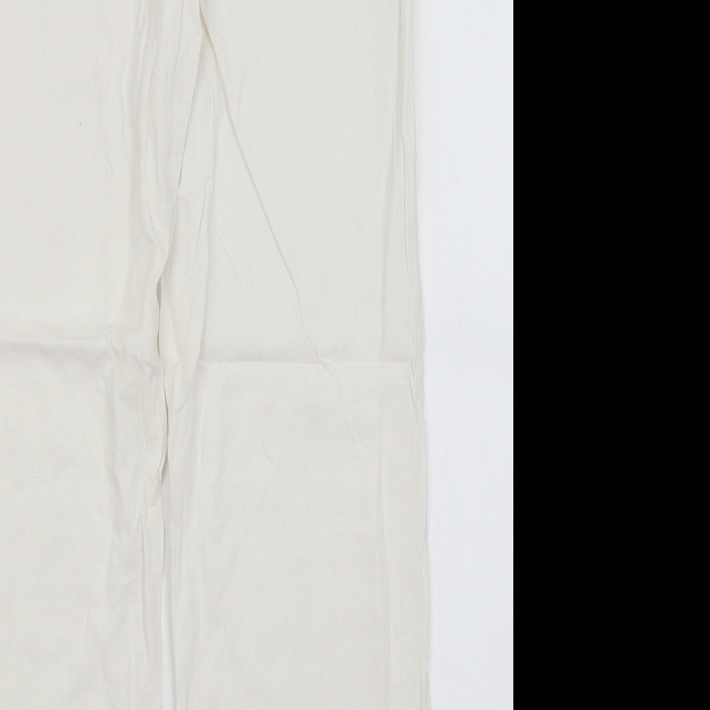 George Womens White   Trousers  Size 12 L29.5 in