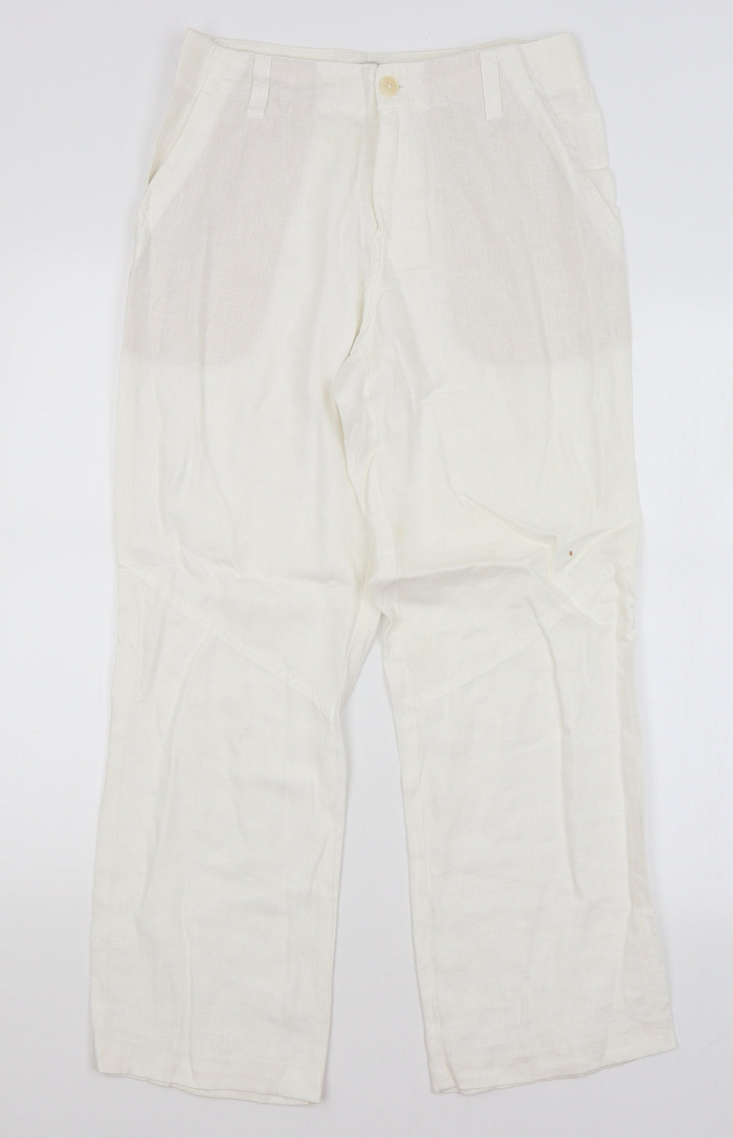 Part Two Womens White   Trousers  Size 12 L28 in