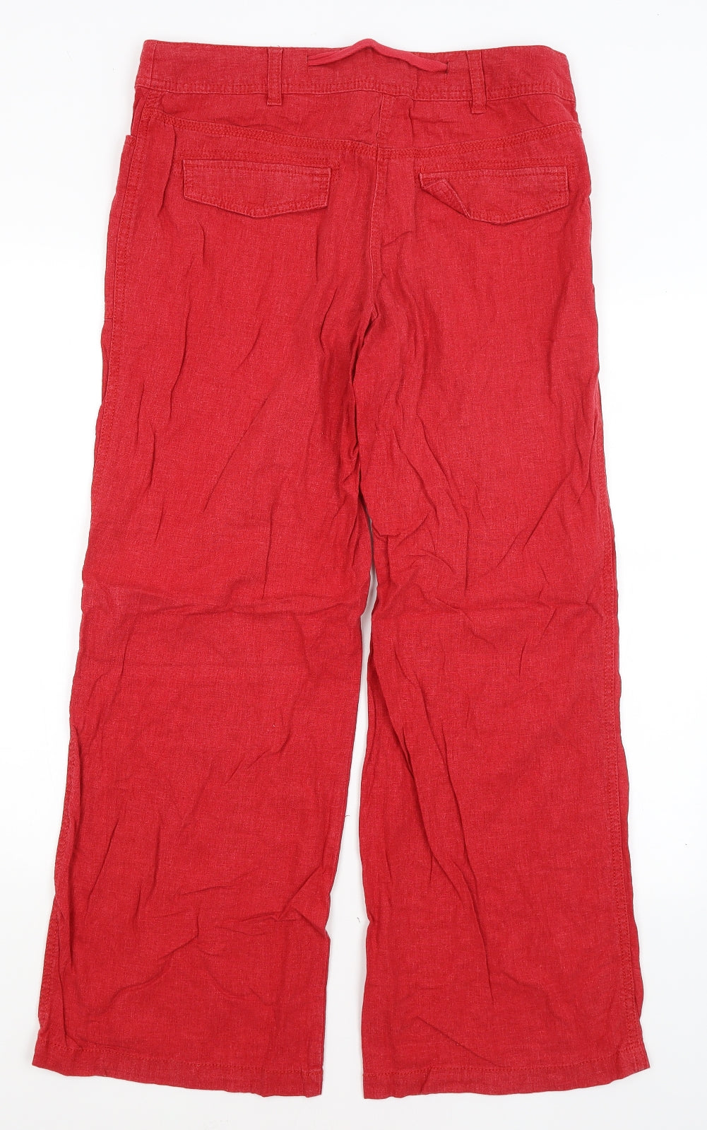 NEXT Womens Red   Trousers  Size 10 L29.5 in