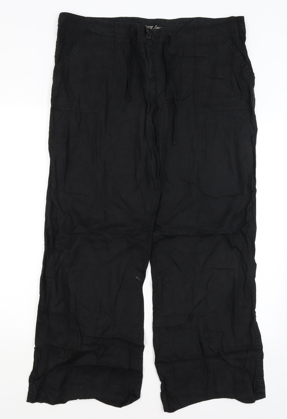 Atmosphere Womens Black   Trousers  Size 16 L29.5 in