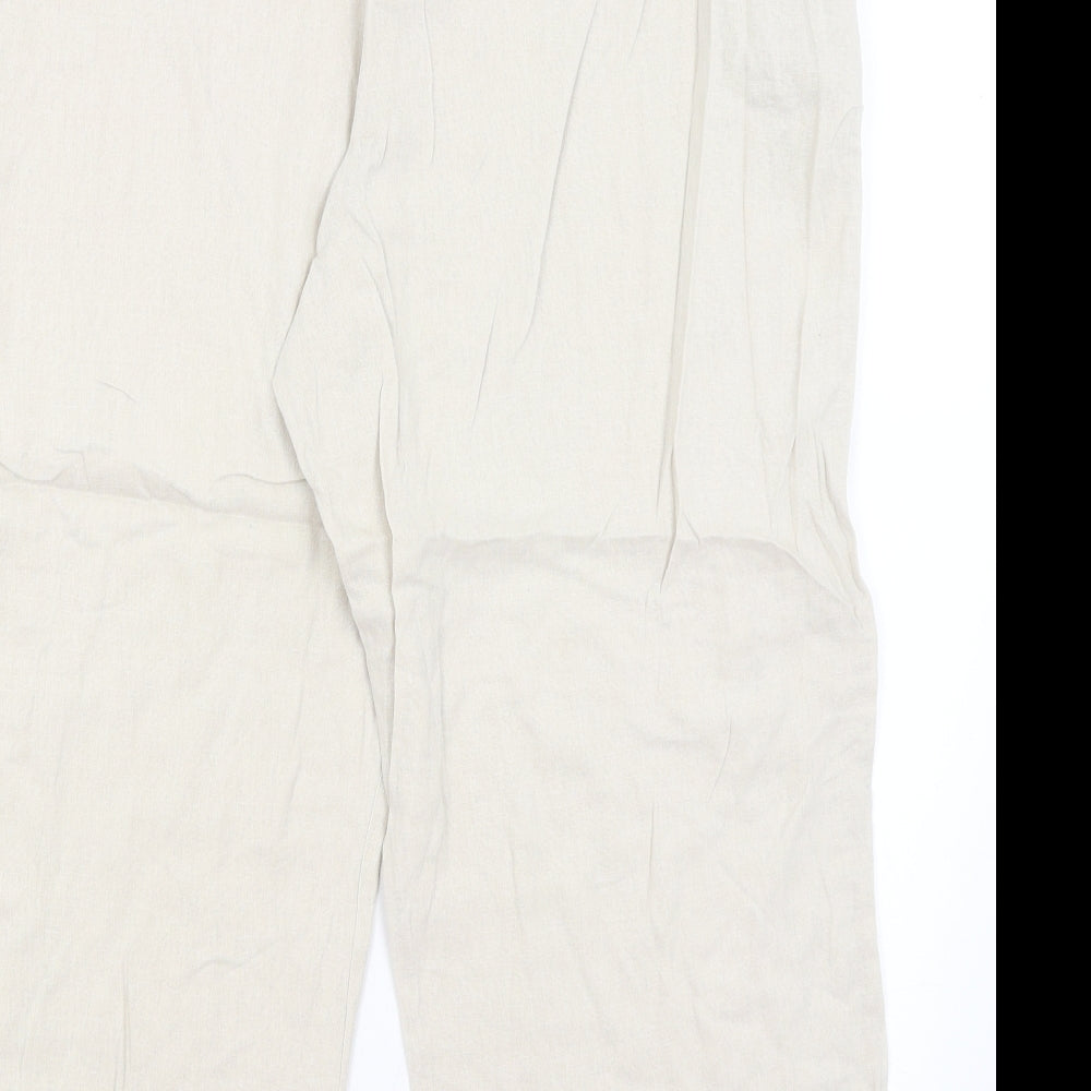 MIA Womens Beige   Cropped Trousers Size 20 L23 in