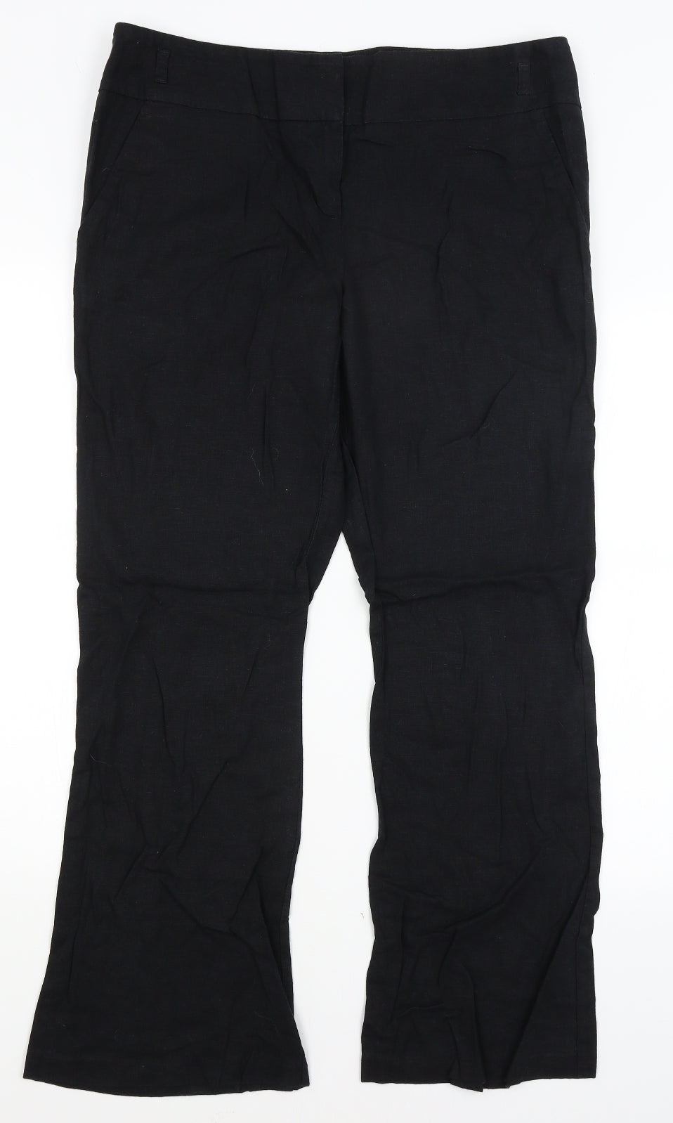 George Womens Black   Trousers  Size 14 L29 in