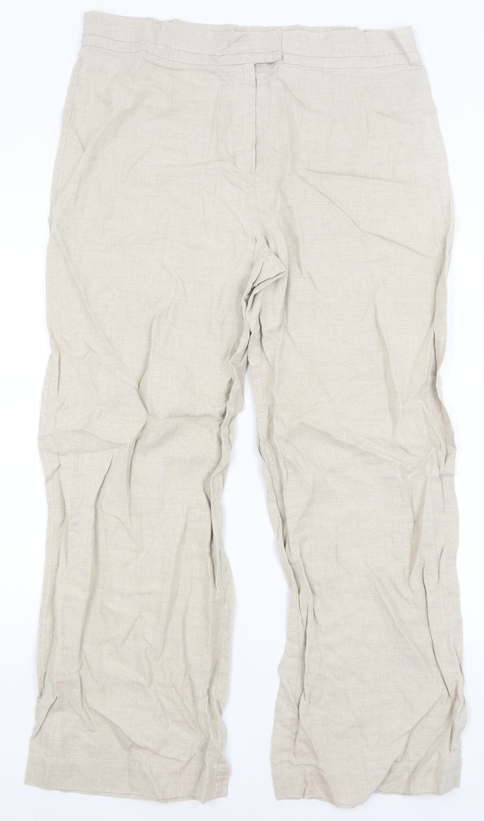 Mandolin Womens Beige   Trousers  Size 18 L28.5 in