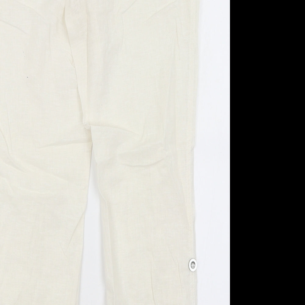 Atmosphere Womens White   Trousers  Size 12 L30 in