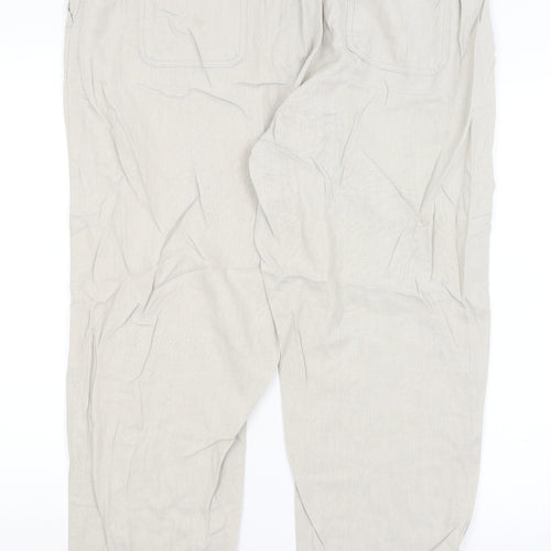 Bonmarche Womens Beige   Trousers  Size 20 L27.5 in