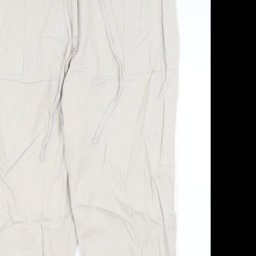Bonmarche Womens Beige   Trousers  Size 20 L27.5 in