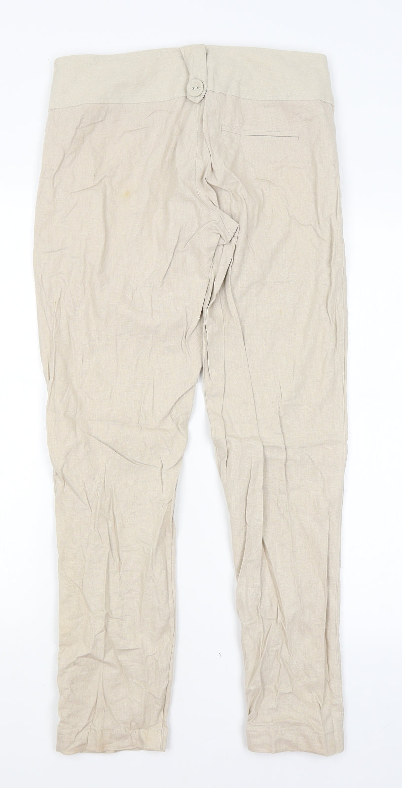 Atmosphere Womens Beige   Trousers  Size 8 L28.5 in