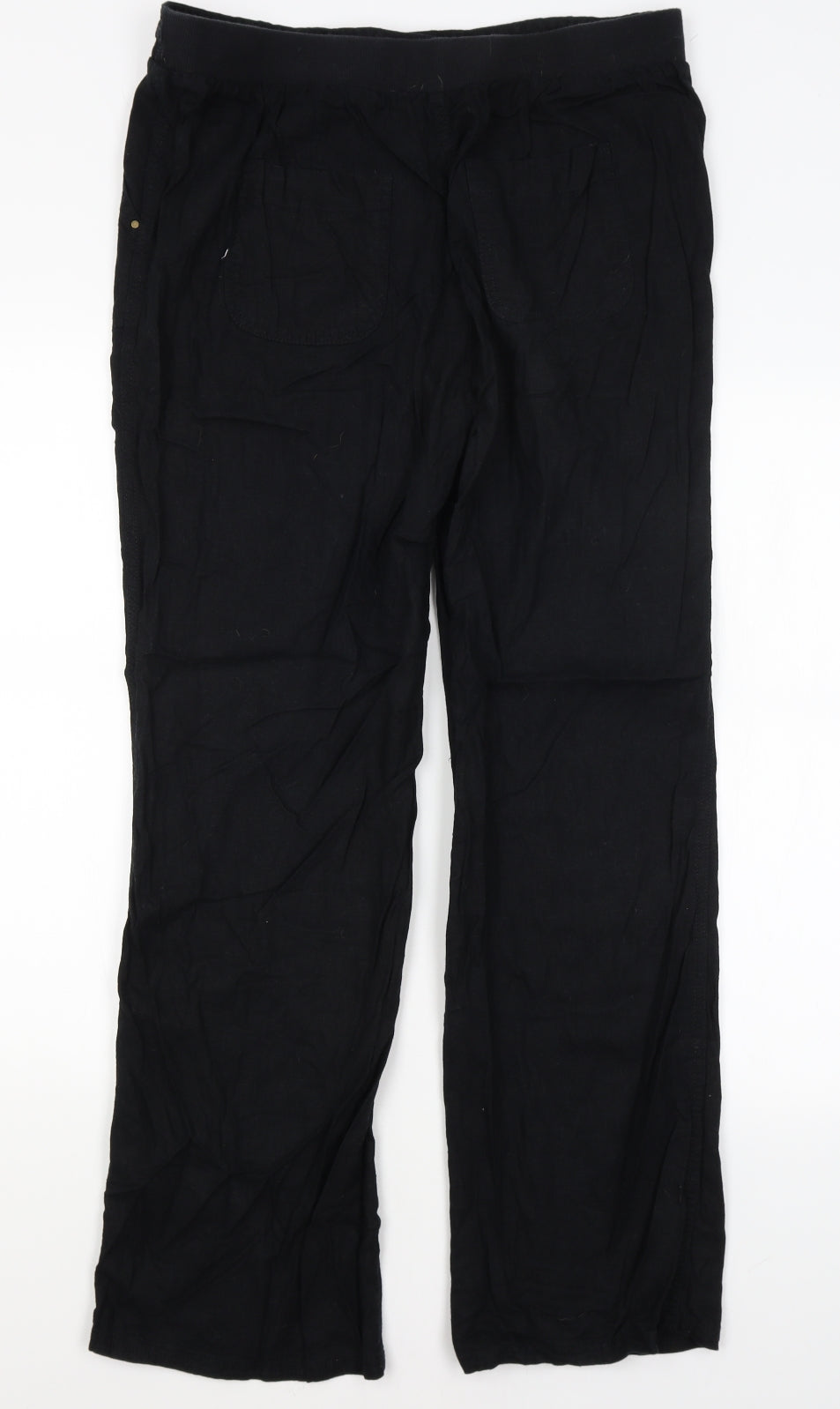 George Womens Black   Trousers  Size 14 L30.5 in