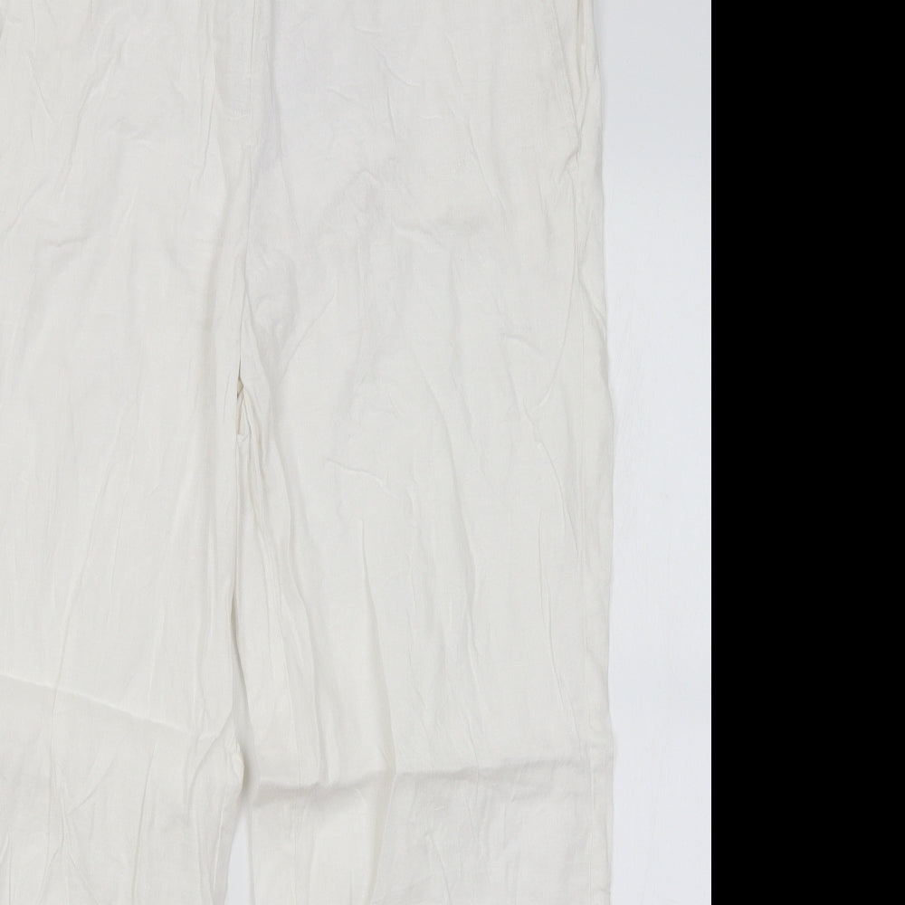 TU Womens White   Trousers  Size 16 L26 in