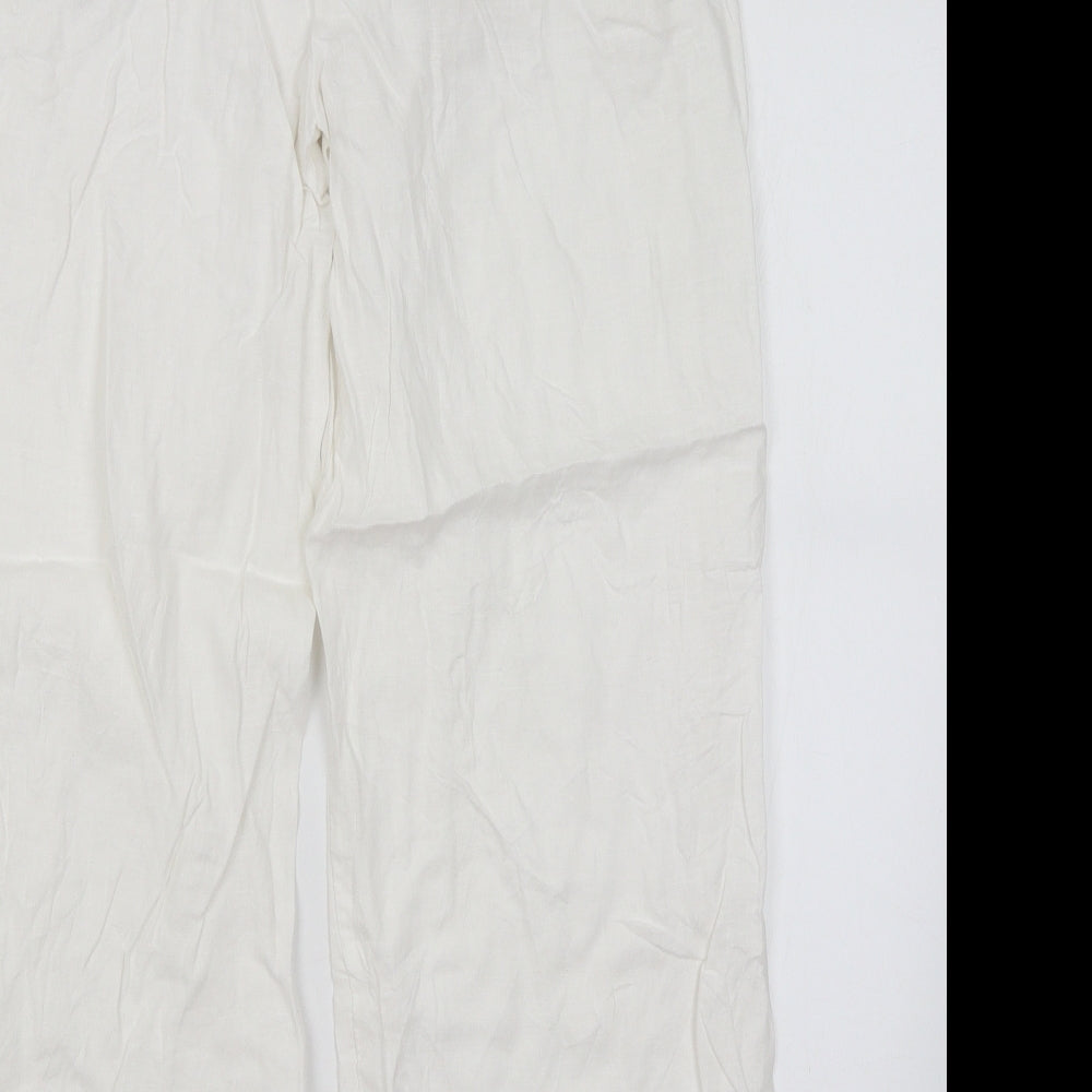TU Womens White   Trousers  Size 16 L26 in