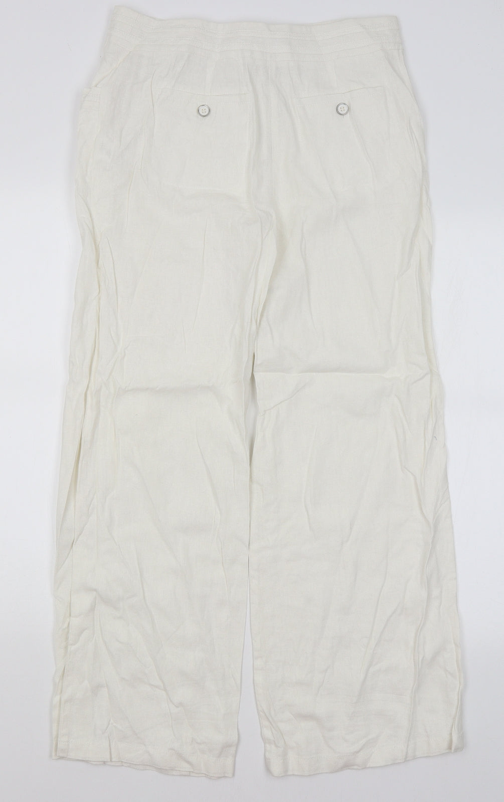 Soon Womens White   Trousers  Size 10 L29 in
