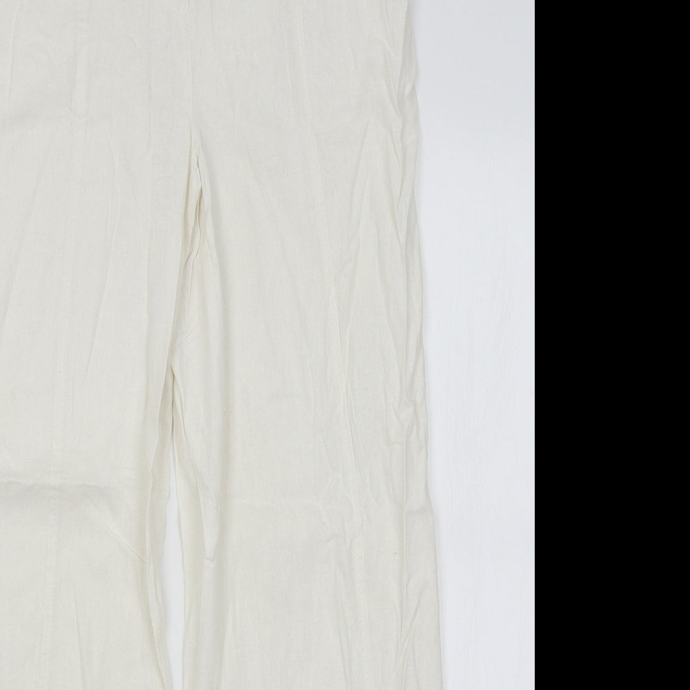 Soon Womens White   Trousers  Size 10 L29 in