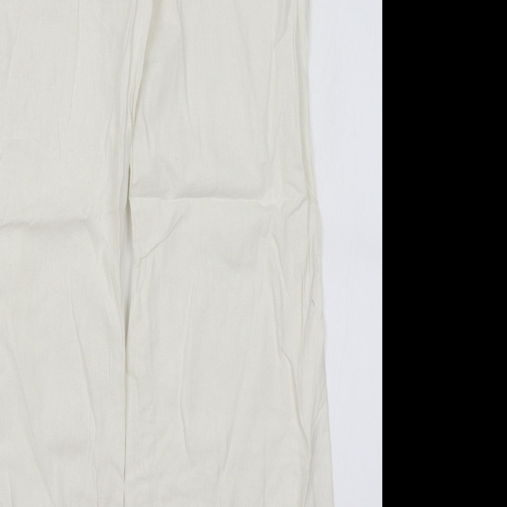 Soon Womens White   Trousers  Size 10 L29 in