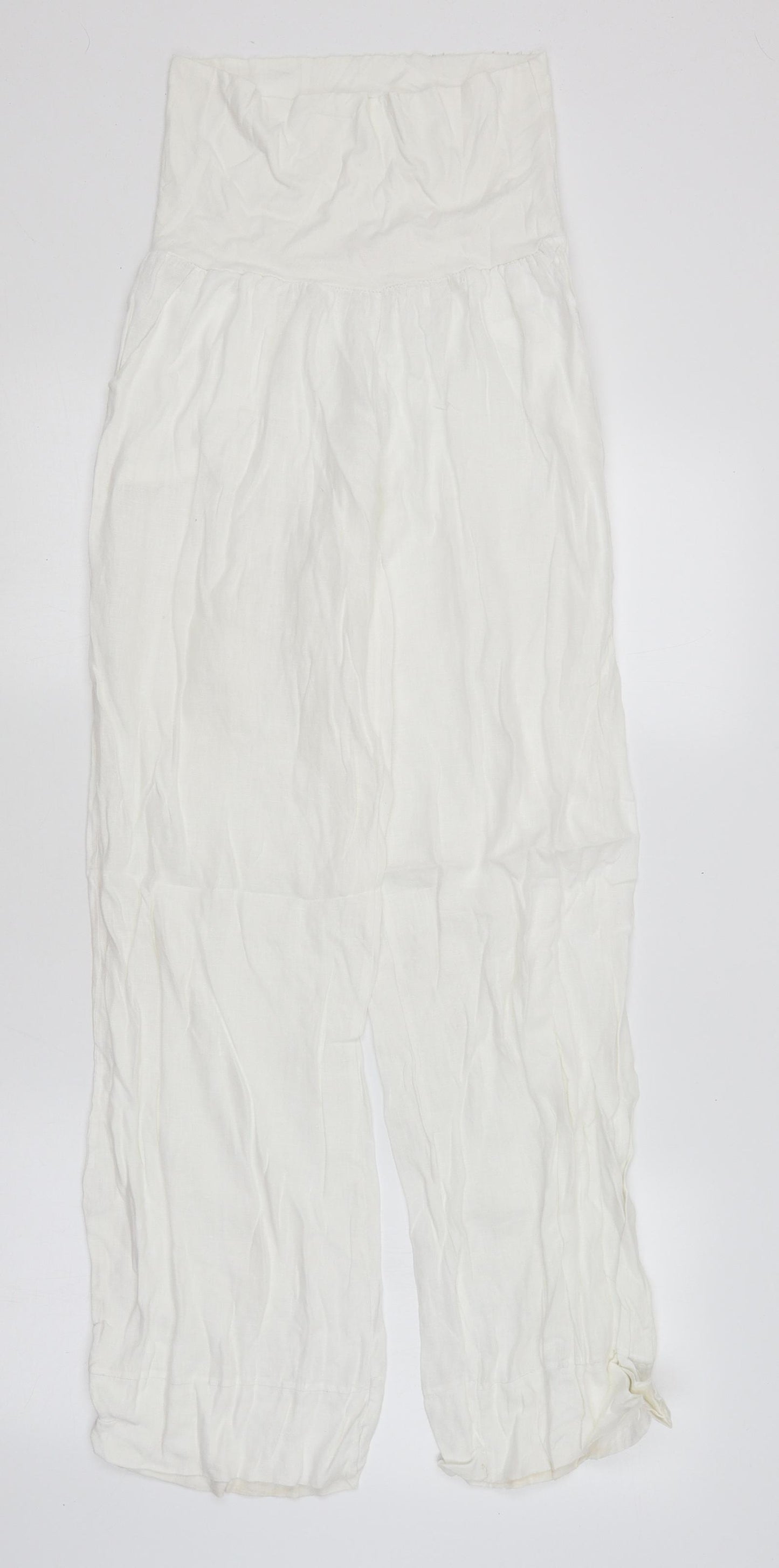 Zinka Womens White   Trousers  Size M L29 in