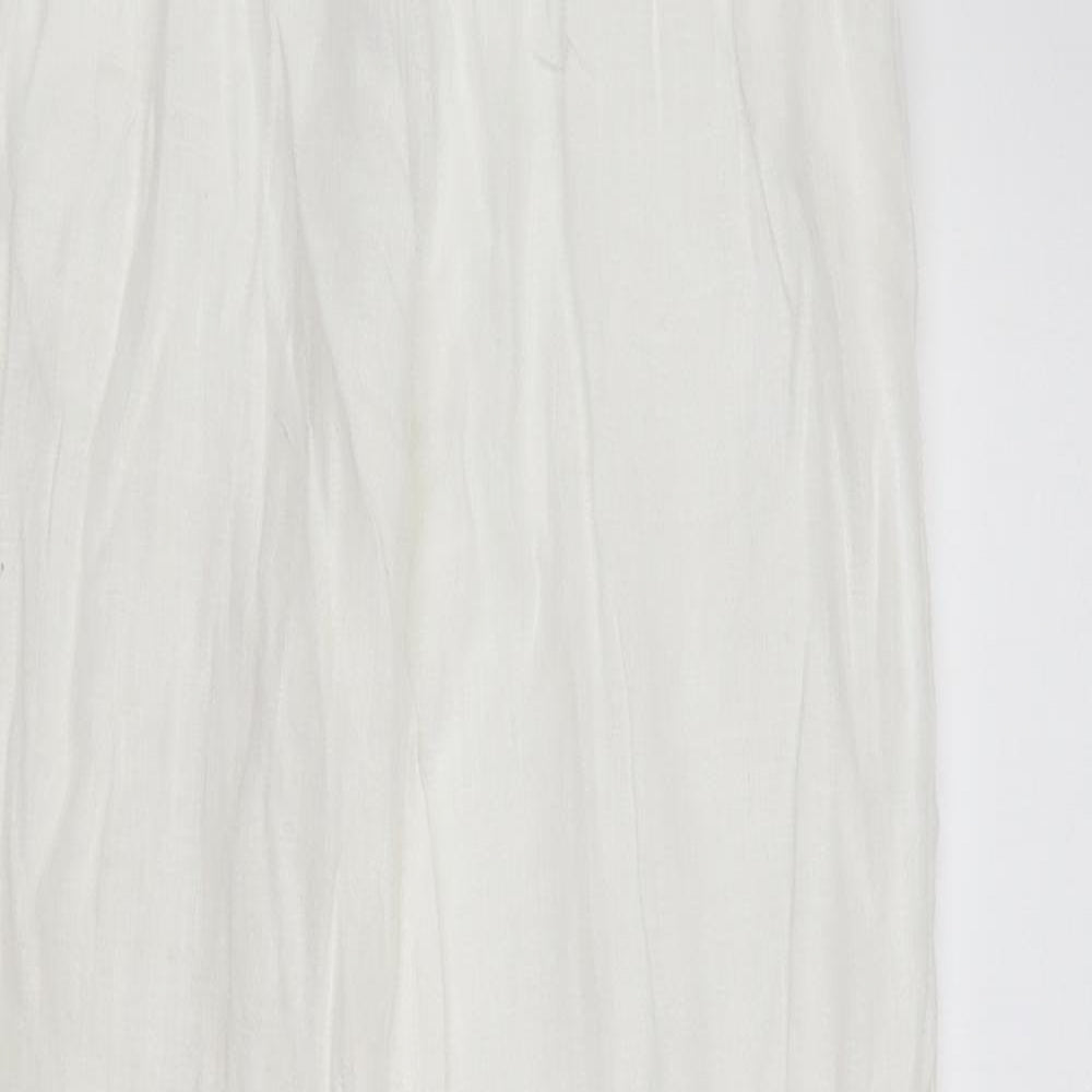 Zinka Womens White   Trousers  Size M L29 in