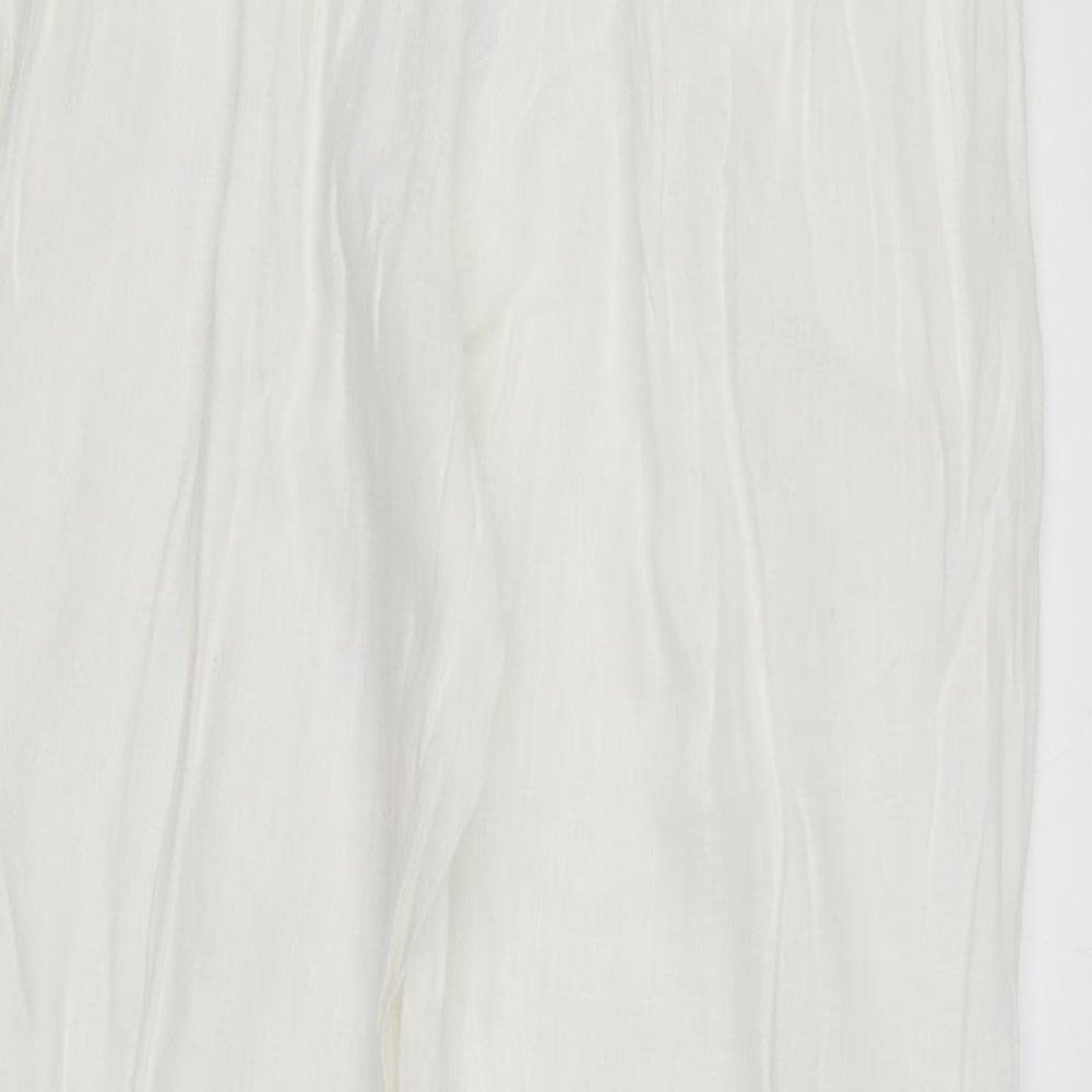 Zinka Womens White   Trousers  Size M L29 in
