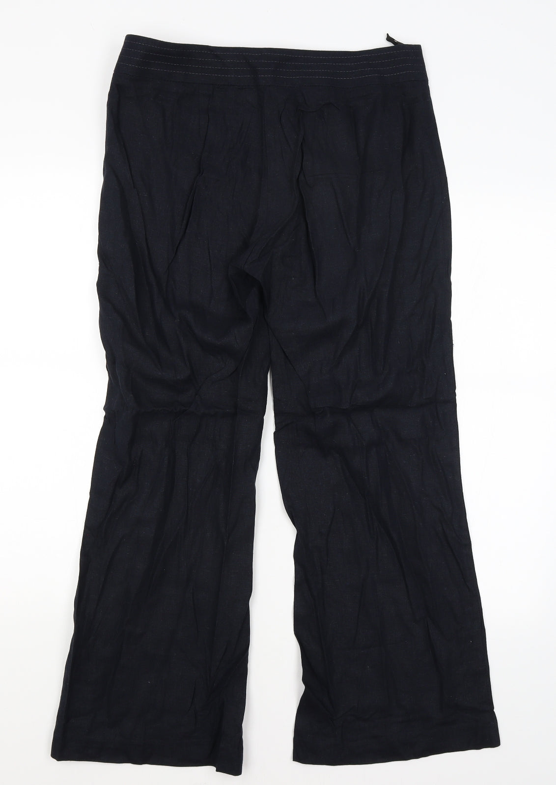 M&S Womens Blue   Trousers  Size 12 L28 in