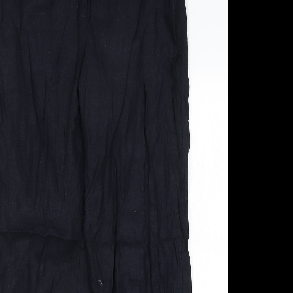M&S Womens Blue   Trousers  Size 12 L28 in