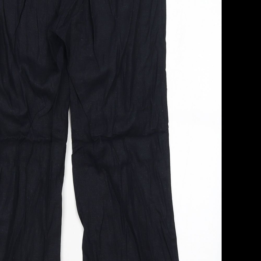 M&S Womens Blue   Trousers  Size 12 L28 in
