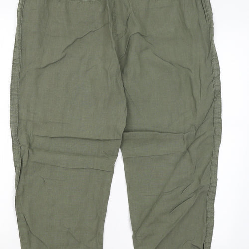 M&S Womens Green   Trousers  Size 16 L26 in