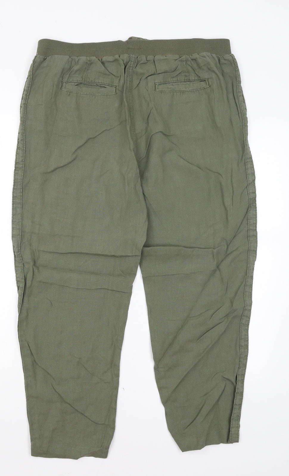 M&S Womens Green   Trousers  Size 16 L26 in
