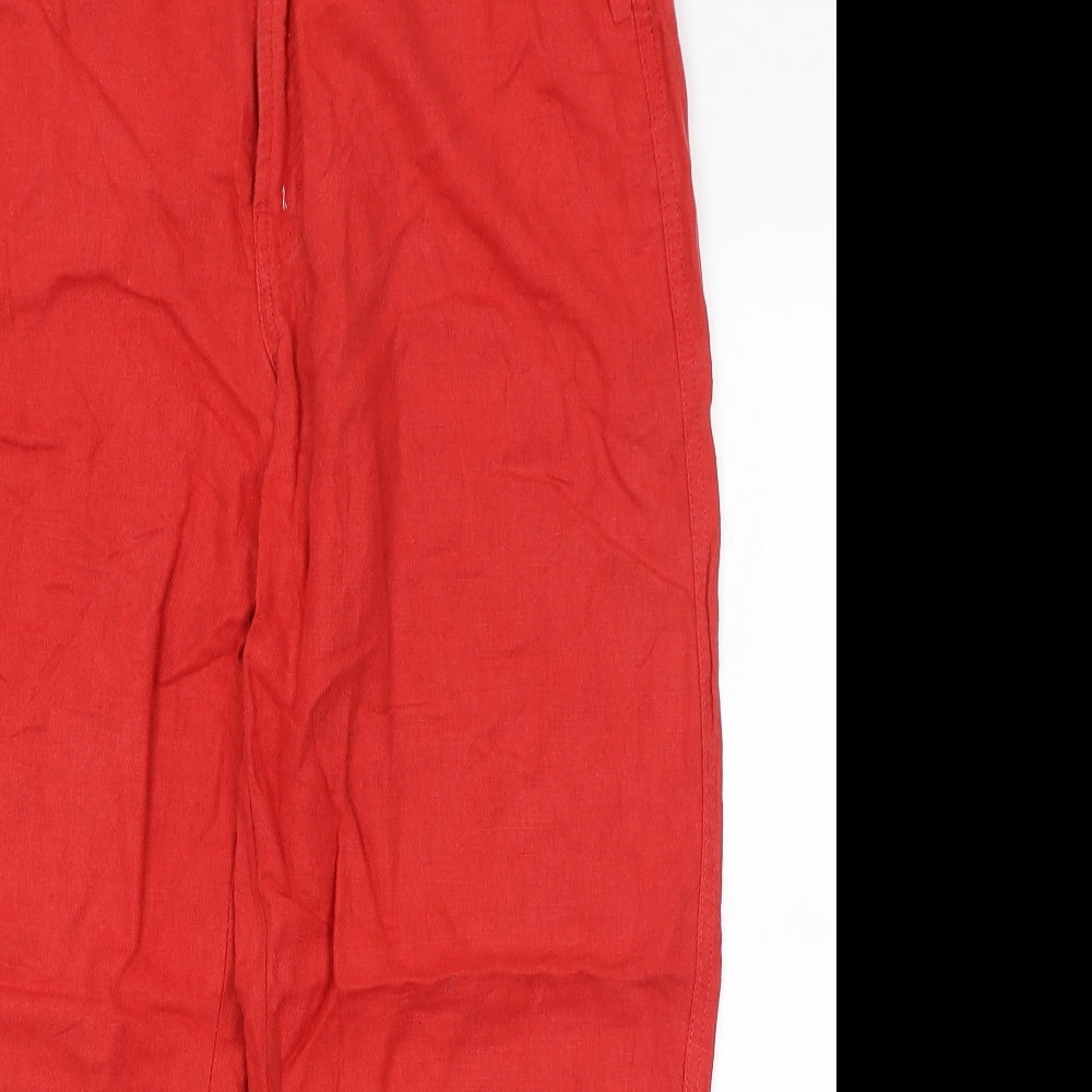 Mac Jeans Womens Red   Trousers  Size 16 L26 in