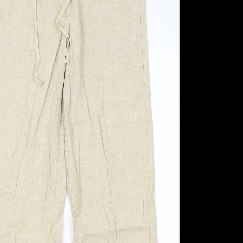 TU Womens Beige   Trousers  Size 8 L29 in