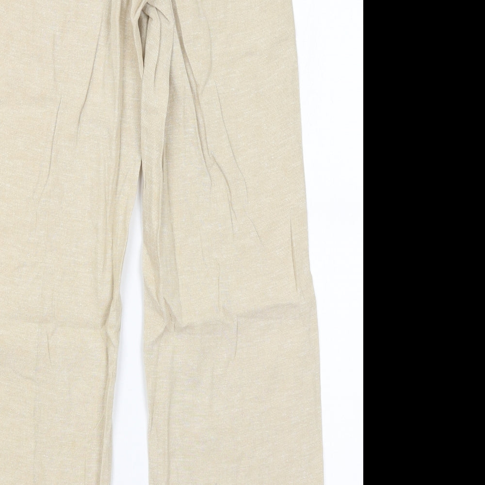 TU Womens Beige   Trousers  Size 8 L29 in