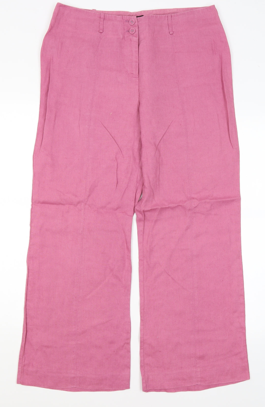 Per Una Womens Pink   Trousers  Size 12 L27 in