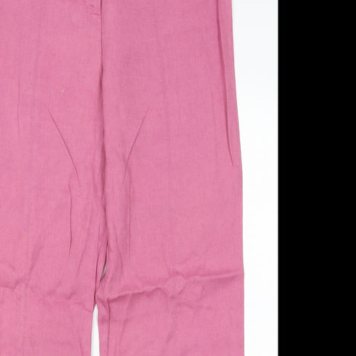 Per Una Womens Pink   Trousers  Size 12 L27 in