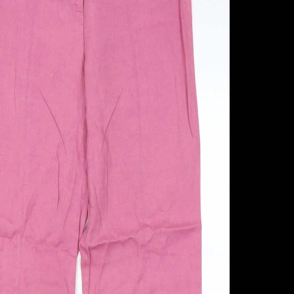 Per Una Womens Pink   Trousers  Size 12 L27 in
