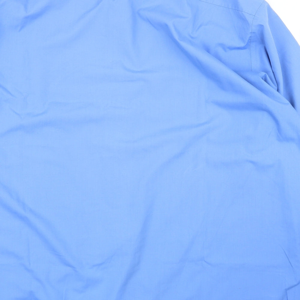 Peter England Mens Blue    Button-Up Size 20