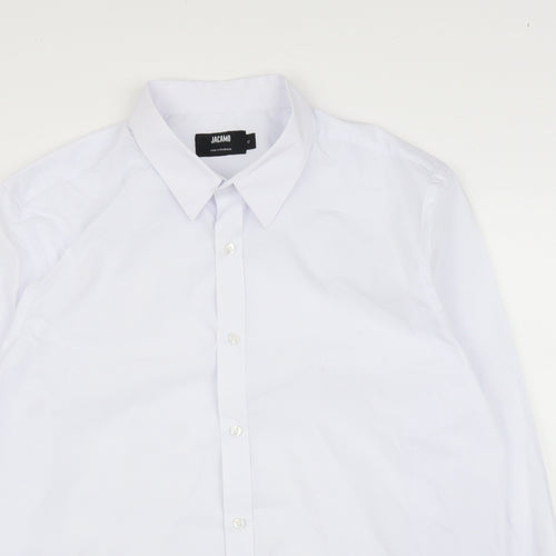 Jacamo Mens White    Button-Up Size 17