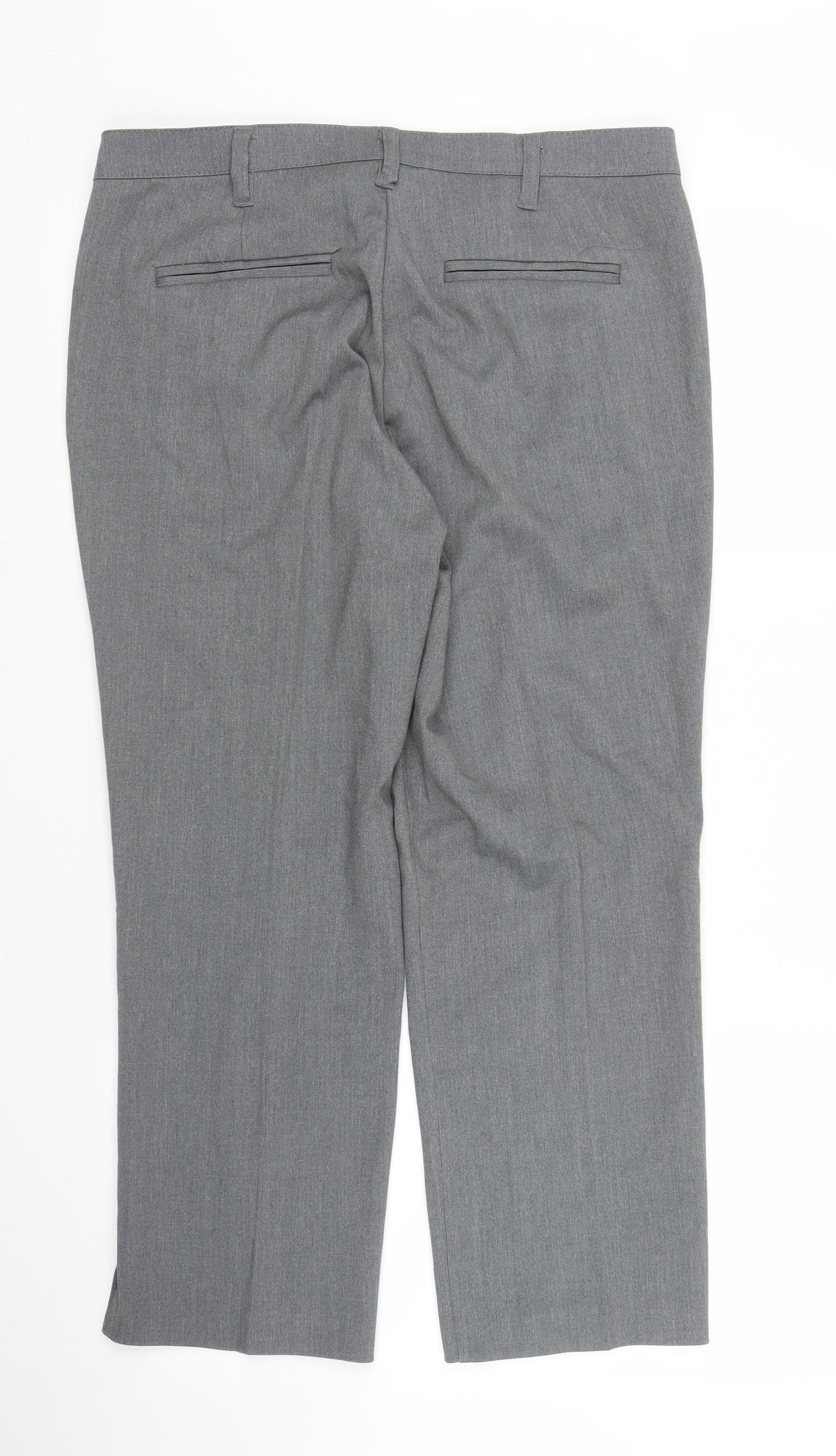 Bon Prix Womens Grey   Pedal Pusher Trousers Size 16 L24 in
