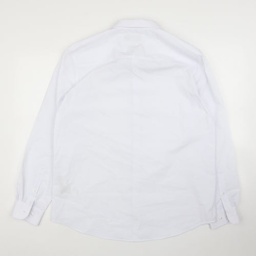 Jacamo Mens White    Button-Up Size 17
