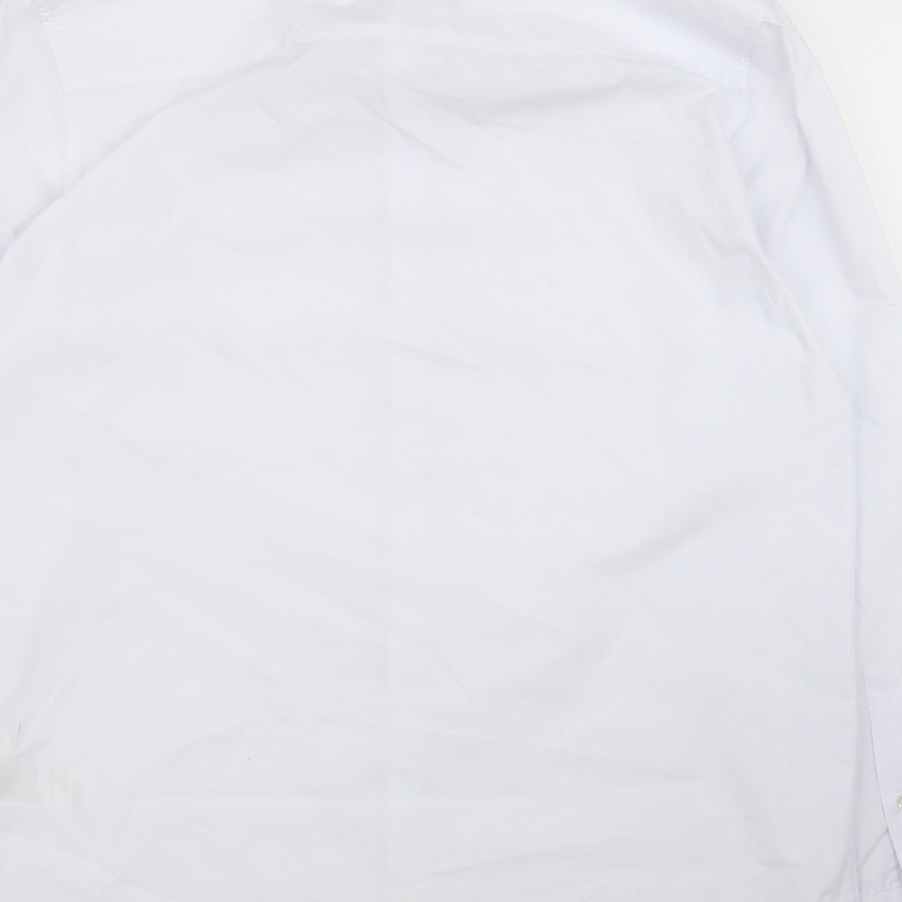 Jacamo Mens White    Button-Up Size 17