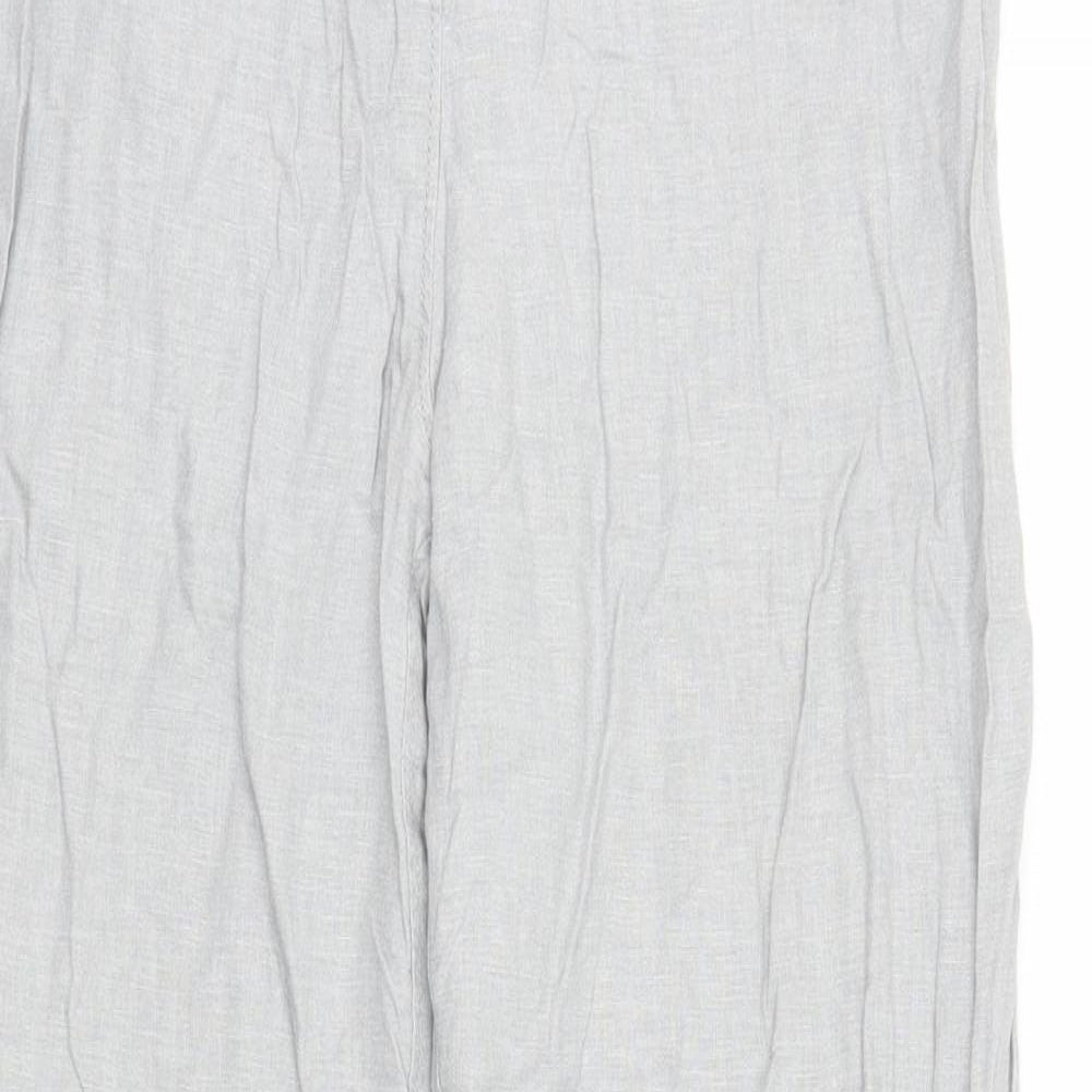 Per Una Womens Grey   Trousers  Size 10 L27 in