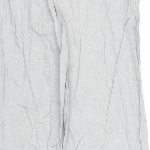 Per Una Womens Grey   Trousers  Size 10 L27 in