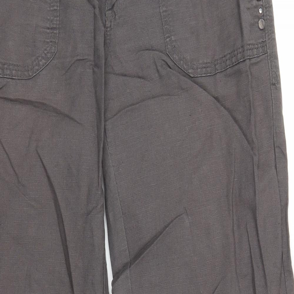 New Look Womens Grey   Trousers  Size 10 L29 in