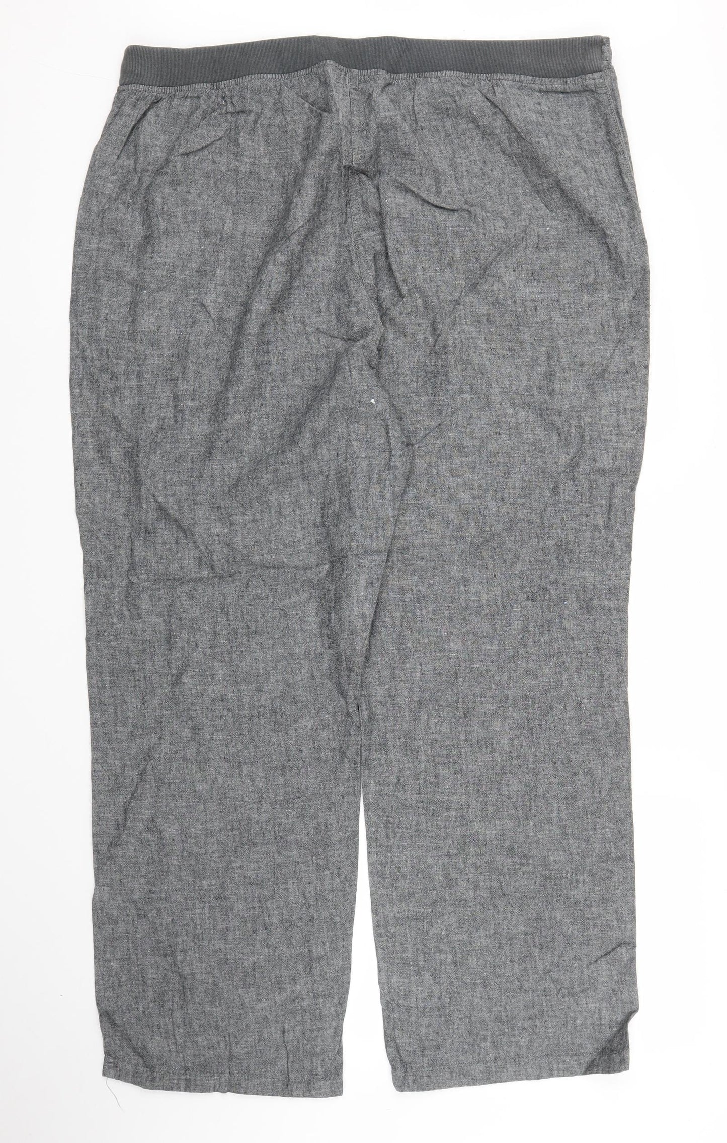 Bonmarché Womens Grey   Capri Trousers Size 20 L25 in