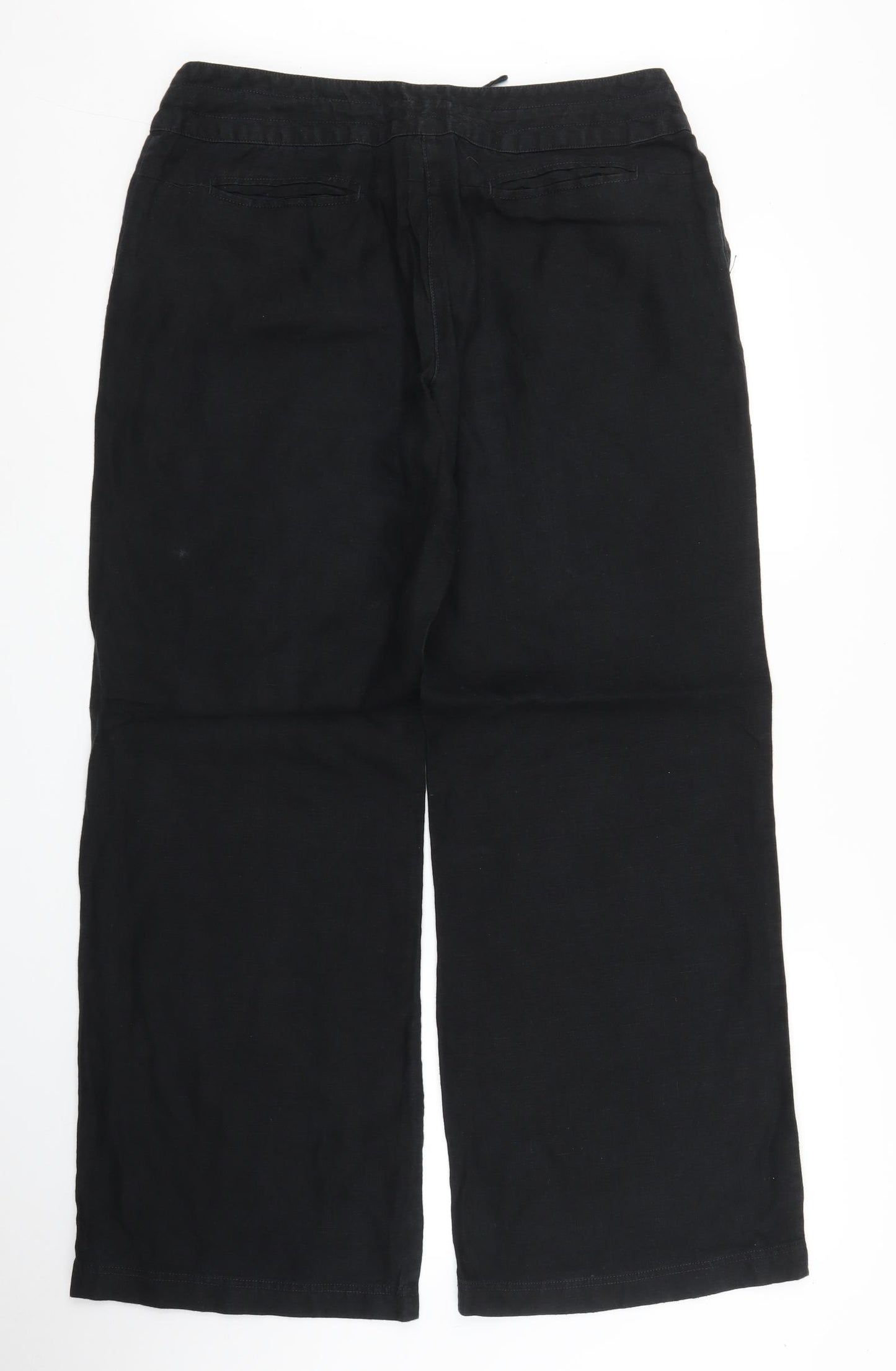 EAST Womens Black   Trousers  Size 12 L29 in