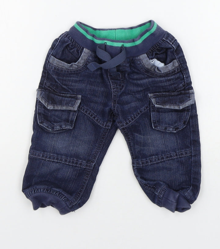 Earlydays Baby Blue   Jogger Jeans Size 6-9 Months