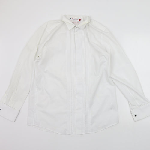 Burton Mens White    Button-Up Size 16