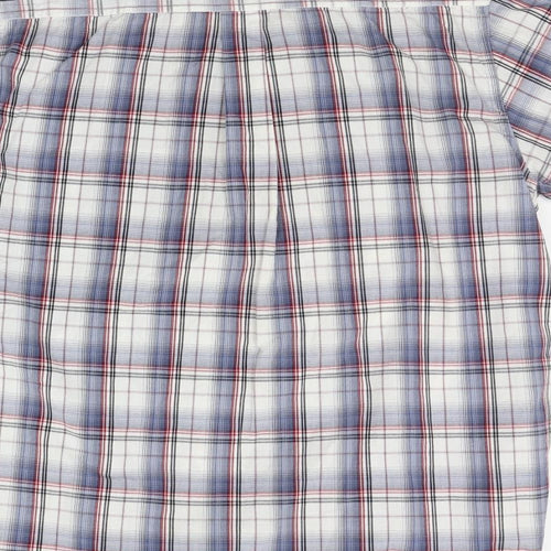 Urban Sprirt Mens Blue Check   Button-Up Size XL