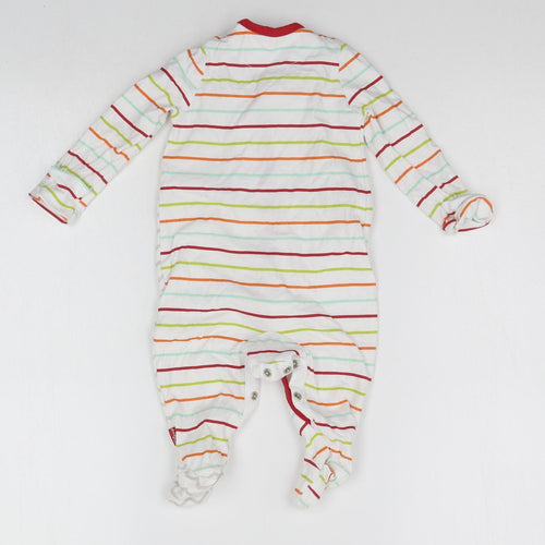 TU Baby White Striped  Babygrow One-Piece Size 3-6 Months