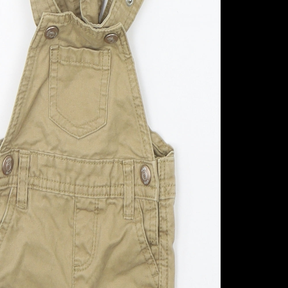 Earlydays Baby Brown   Dungaree One-Piece Size 0-3 Months